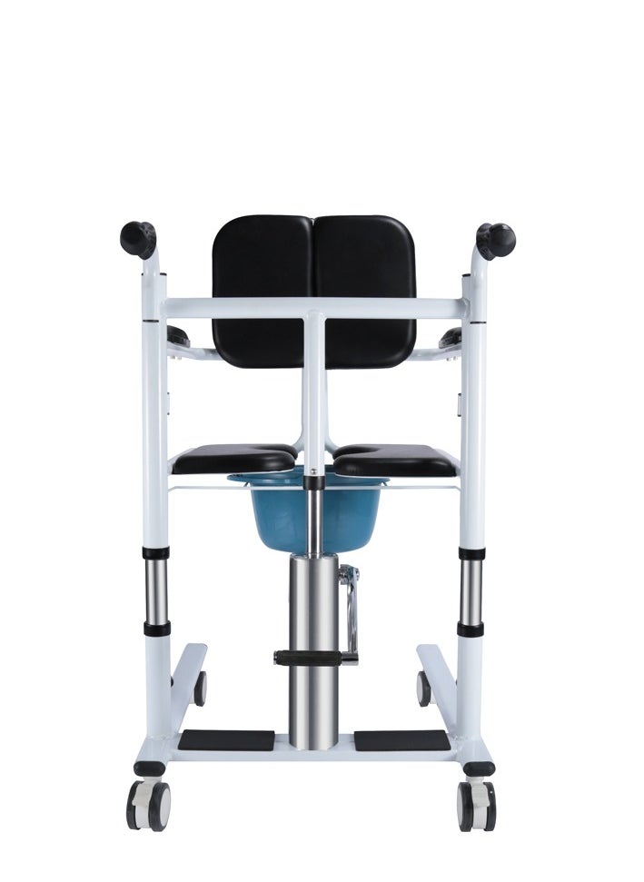 Wheelchair and lift for patient Wheeled shower chair for bathroom Shower toilet seat