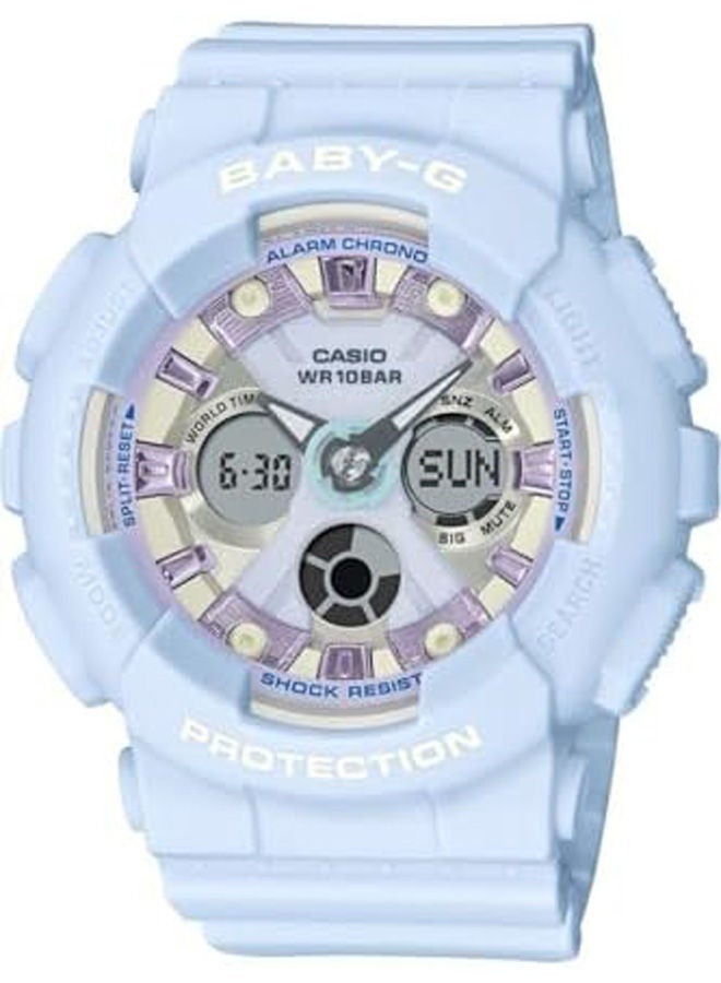 كاسيو ساعة يد من الراتينغ بعقارب ورقمي BA-130WP-2ADR - Image 1