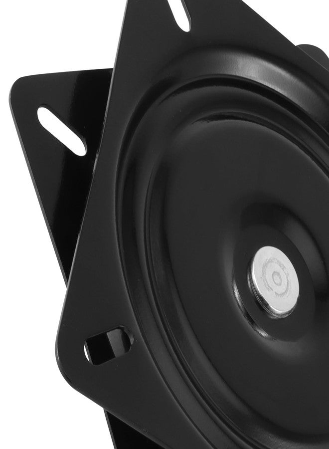 ZEONHAK 3 PCS 8 Inches Heavy Duty Bar Stool Swivel Plate, Bar Stool Swivel Replacement, Seat Swivel Base Mount Plate for Bar Stool and Chair Ball Bearing Swivel, Black - Image 4