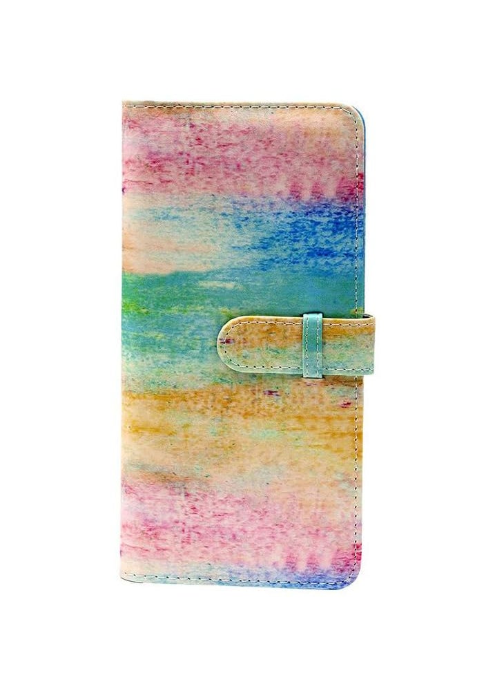 ZIKKON ZIKKON 80Pocket Wallet PU Leather Photo Album Compatible with Fujifilm Instax Square SQ1 SQ 40 SQ6 SQ10 SQ20 Camera Film Color painting  - Image 1