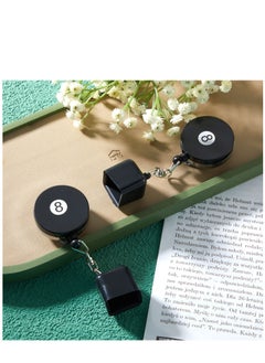 Excefore Billiards Snooker Pool Cue Chalk Holder 2 Pieces Retractable Snooker Practical Tool with Belt Clip for Billiards Chalk Tip Holder  - Image 4