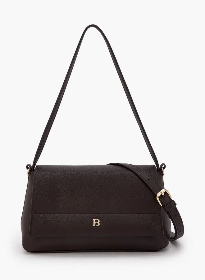 Flora Bella By Shoexpress Flora Bella Textured Shoulder Bag with Adjustable Strap