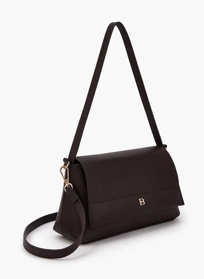 Flora Bella By Shoexpress Flora Bella Textured Shoulder Bag with Adjustable Strap