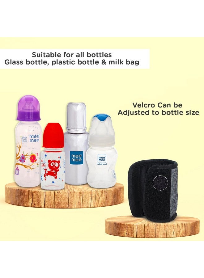 mee mee Mee Mee Portable Baby Bottle Warmer 10 Mins to Warm Baby Milk Using with Quick USB Charging (Grey) - Image 4