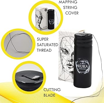 KUKA خيط رسم الحواجب مسبق الحبر 20م أسود - Image 5