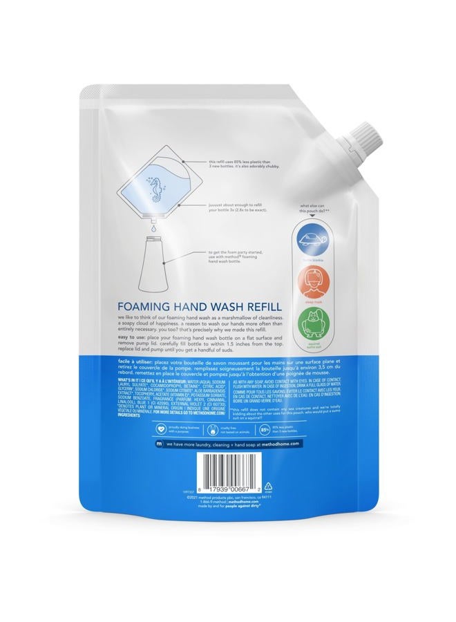 Method Foaming Hand Wash Refill Pouch, Sea Minerals, 28 oz - Image 3
