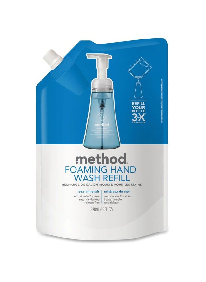 Method Foaming Hand Wash Refill Pouch, Sea Minerals, 28 oz - Image 2