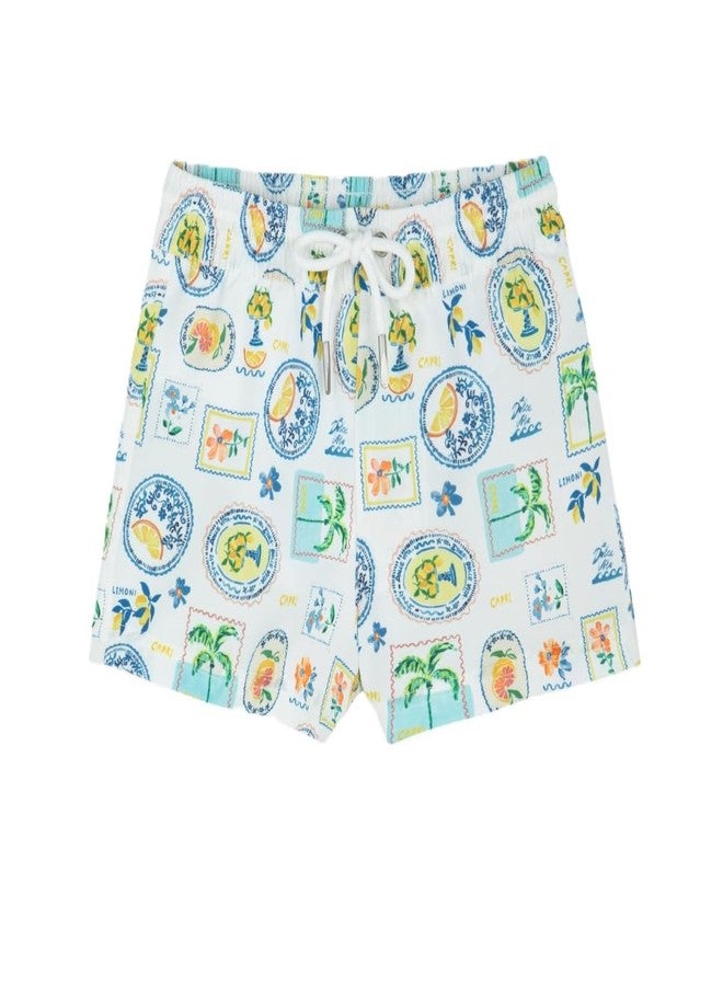 Gottex Kids Boys Swim 5.5" Shorts-Adjustable Drawstring Waist, Built-in Swim Underwear, Chlorine & Fade Resistant - Image 1