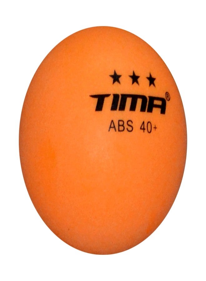 TIMA كرات تنس الطاولة من تيما، كرات بينج بونج، كرات بينج بونج خارجية ذات درزات فائقة الجودة ABS40+ (برتقالي) (عبوة من 30 قطعة) - Image 1