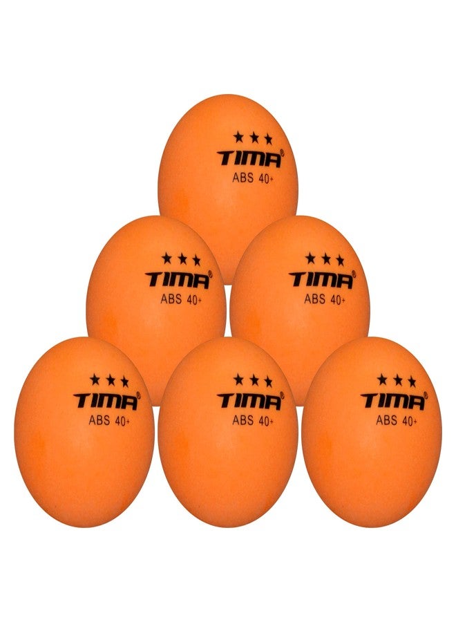 TIMA كرات تنس الطاولة من تيما، كرات بينج بونج، كرات بينج بونج خارجية ذات درزات فائقة الجودة ABS40+ (برتقالي) (عبوة من 30 قطعة) - Image 3
