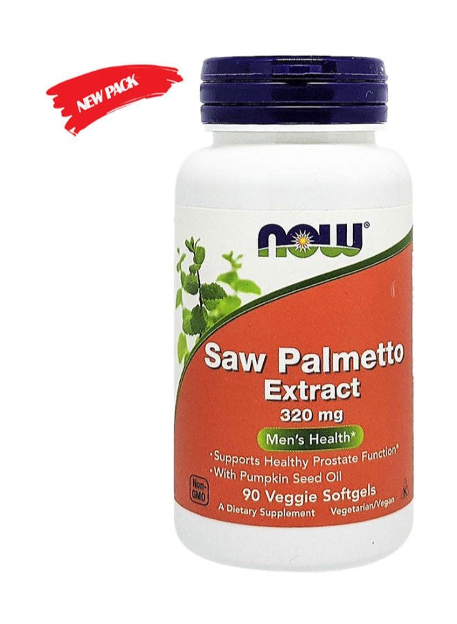 now Saw Palmetto Extract 320 mg Softgels 90's - Image 2