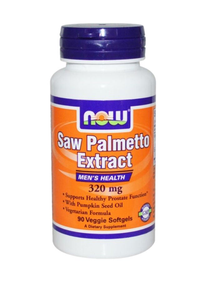 now Saw Palmetto Extract 320 mg Softgels 90's - Image 1