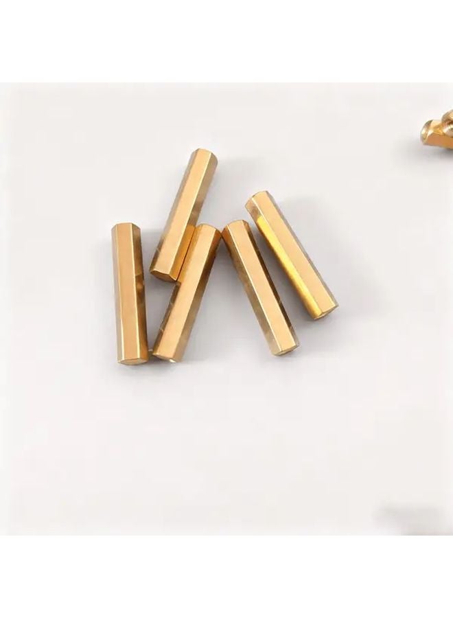 5Pcs M3 Double Pass Hexagonal Copper Pillars Color M3x10 - Image 4
