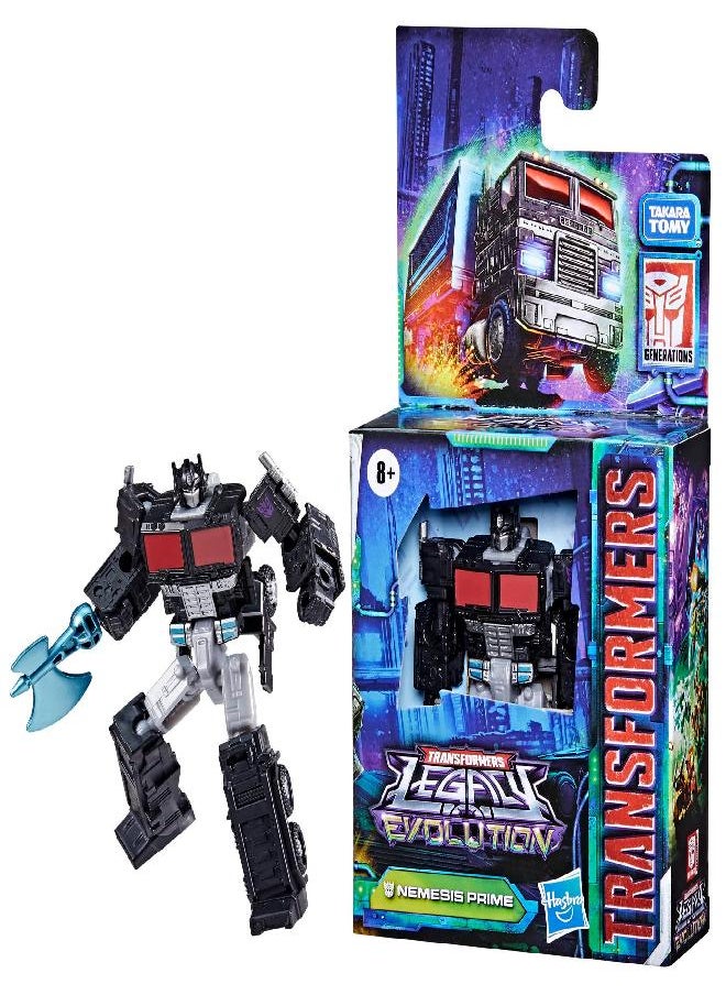 TRANSFORMERS - Transformers Toys Legacy Evolution Core Nemesis Prime Toy, 3.5-inch, Action Figure for Boys and Girls Ages 8 and Up - Image 1
