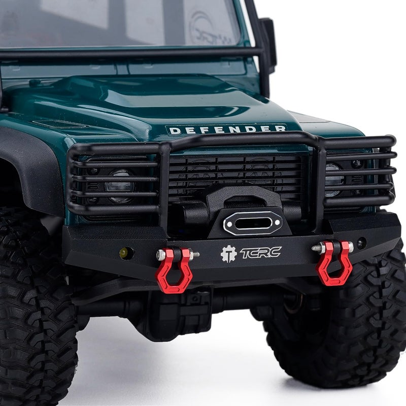 TCRC CNC Aluminum Front Bumper for TRX4M Defender 118 RC Crawler Car Upgrade Parts - Image 2
