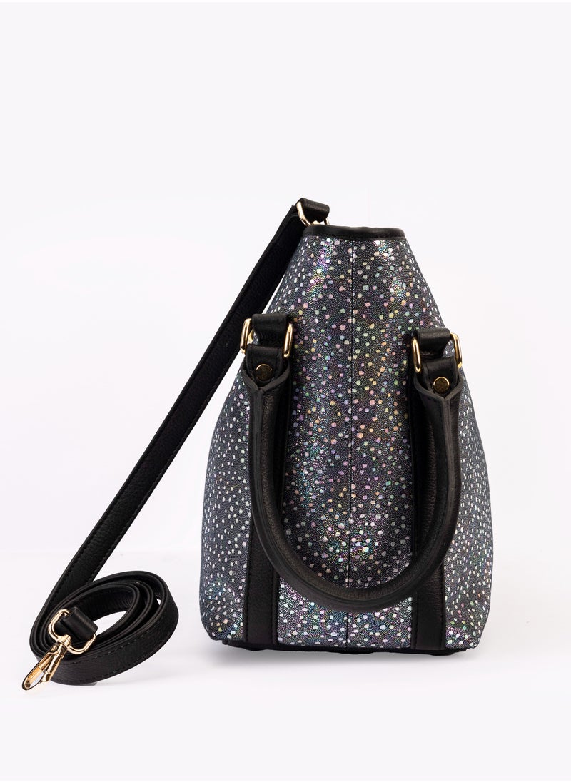 JLine - Dots women's handbag made of scratch-resistant German leather, one-year warranty against manufacturing defects - Image 1