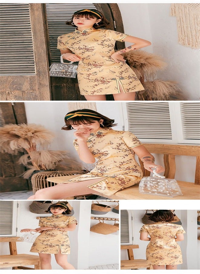 زهرة البرقوق تنورة العيد الذهبي - Image 2