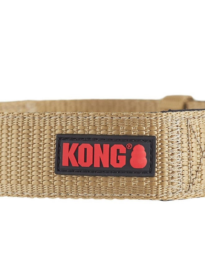 كونج طوق الكلاب KONG Max HD فائق المتانة والمبطن من مادة النيوبرين (متوسط، بني فاتح) - Image 3