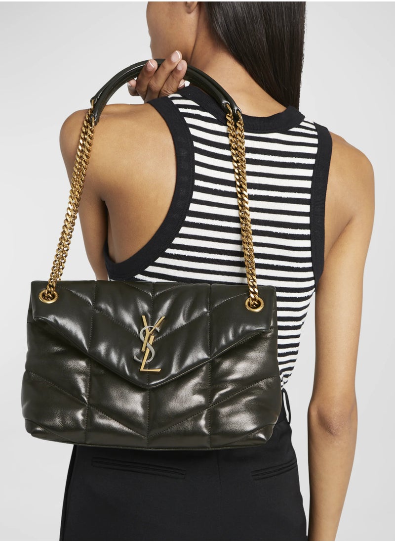 Yves Saint Laurent Lou Puffer Toy YSL Shoulder Bag in Quilted Leather  - Image 5
