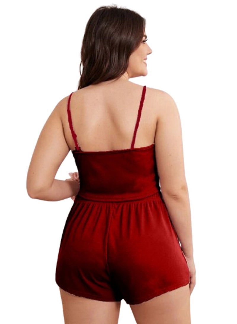 Ward - MANIKAN women's pajama with sleeveless top and solid short - Image 1
