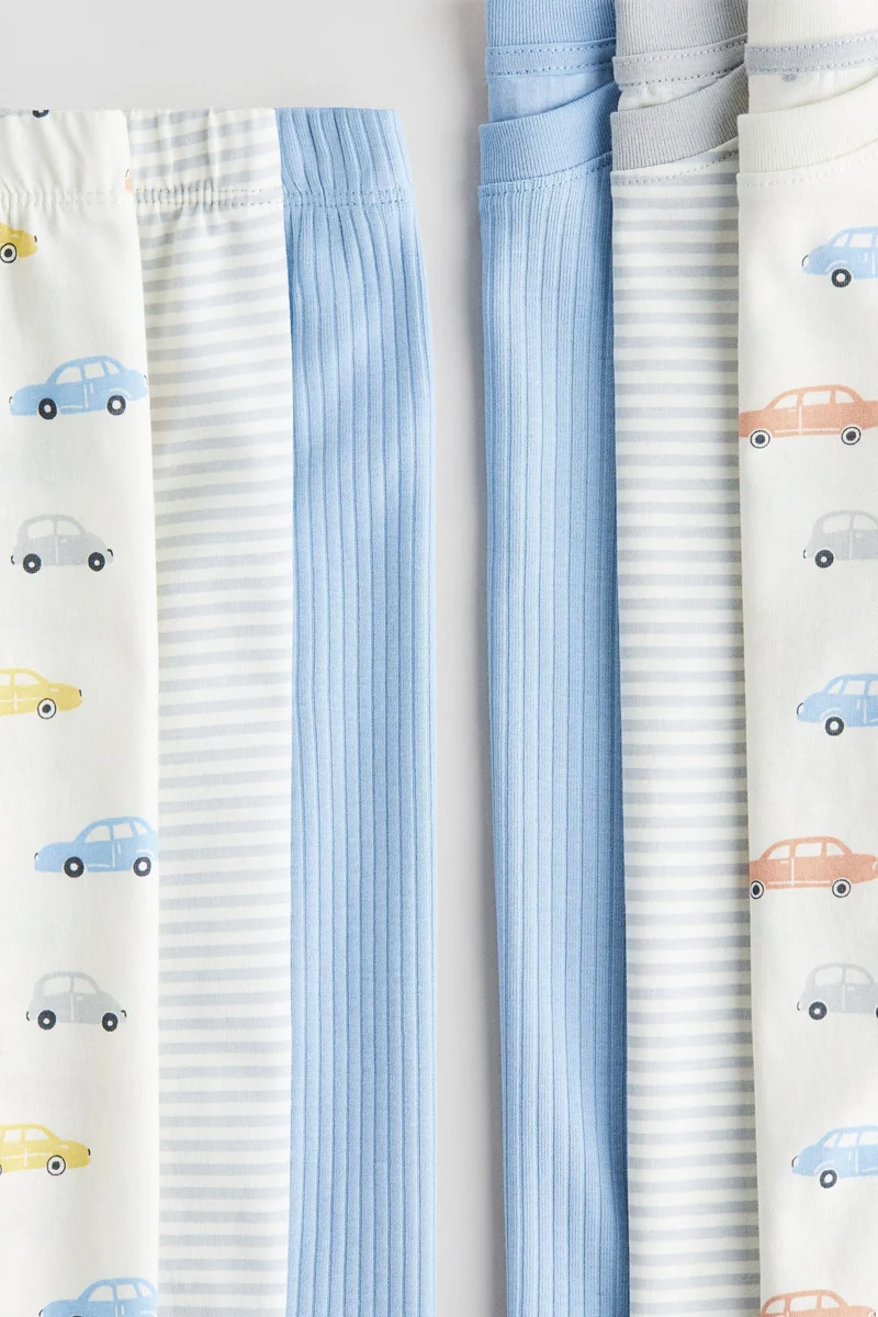 H&M 3-pack cotton pyjamas