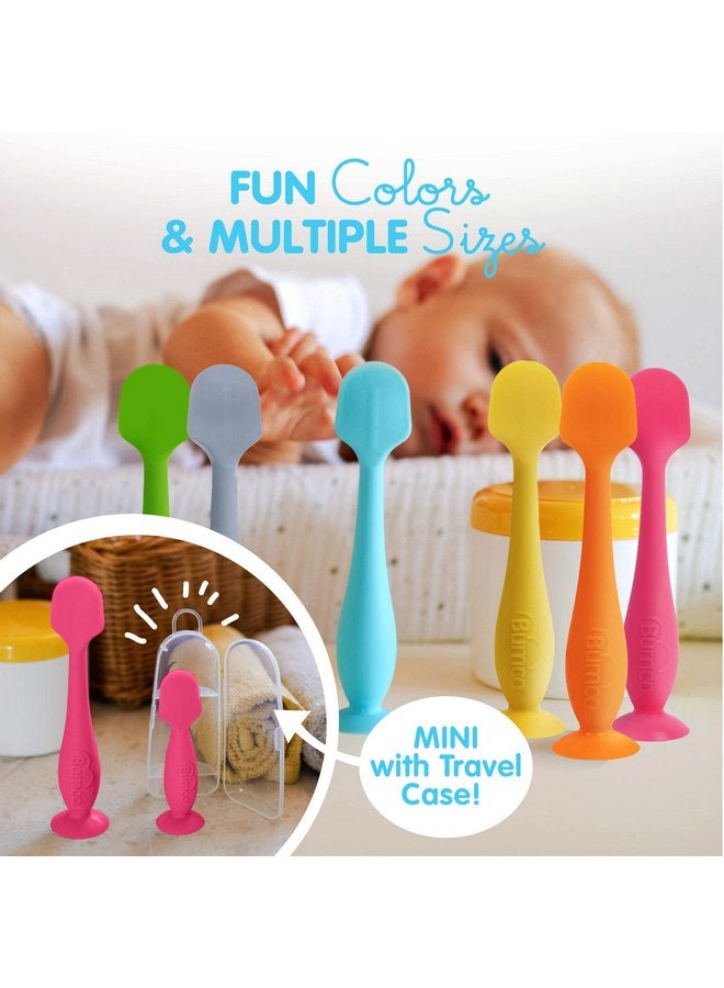 بيبي بام برَش ملعقة كريم الحفاضات من بومكو - أساسيات حقيبة الحفاضات الخالية من مادة BPA، ملعقة ناعمة لمؤخرة الطفل، ملعقة معجون المؤخرة من ابتكار الأم، ملعقة كريم الحفاضات من بومكو، أداة وضع كريم الحفاضات المرنة، فرشاة مؤخرة الطفل من بومكو - Image 4