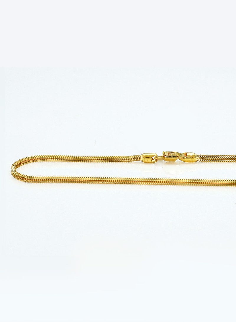 Malabar Gold and Diamonds سلسلة ذهب أصفر نقاء 22 قيراط 916 AICHBMX25P01Y16 للنساء  - Image 3