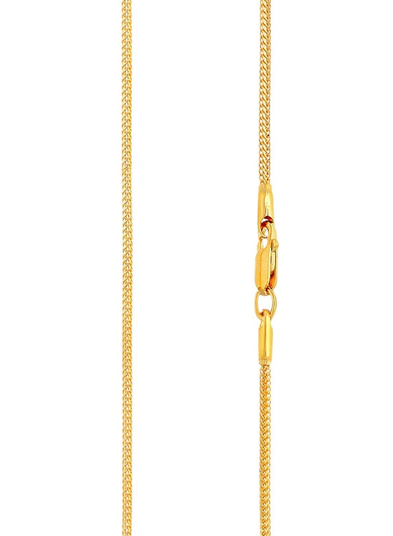 Malabar Gold and Diamonds سلسلة ذهب أصفر نقاء 22 قيراط 916 AICHBMX25P01Y16 للنساء  - Image 1
