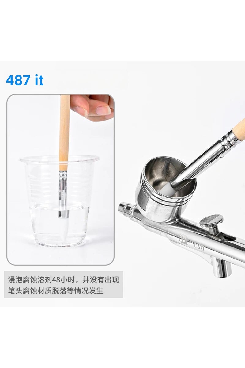 erorex Hobby Model Building DIY Accessories Tool Airbrush Cleaning Brush Quick Clean corrosion resistance - Image 5