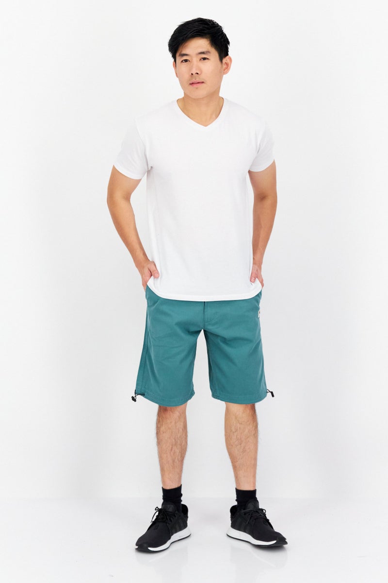 FILA Men Sportswear Fit Teunz Skater Shorts, Green  - Image 3
