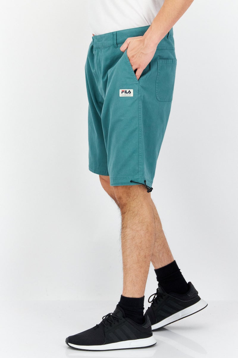 FILA Men Sportswear Fit Teunz Skater Shorts, Green  - Image 2
