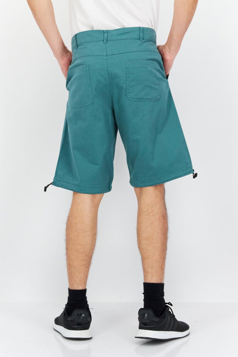 FILA Men Sportswear Fit Teunz Skater Shorts, Green  - Image 4