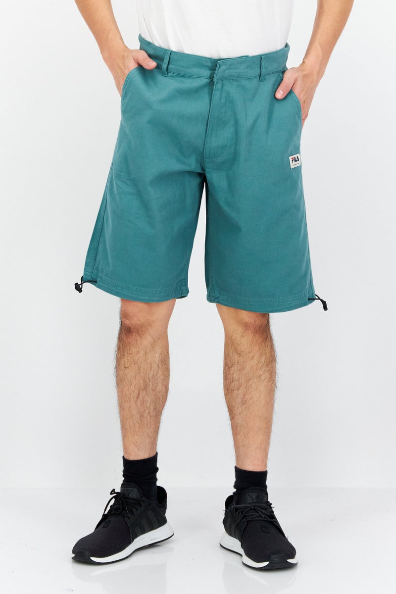 FILA Men Sportswear Fit Teunz Skater Shorts, Green  - Image 1