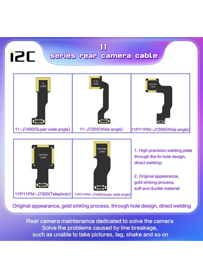 erorex For iPhone 11 J7200 i2C Back Facing Wide Camera Cable - Image 3
