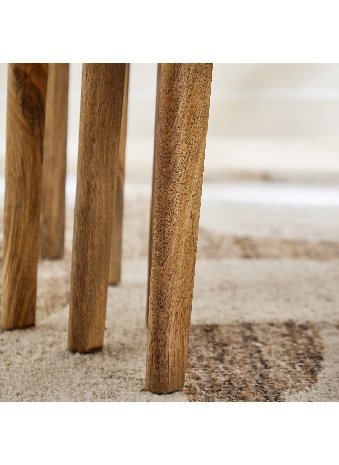 Home Box Rove Solid Wood Nest of Tables - Set of 3  - Image 5