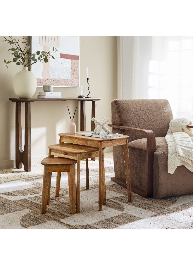 Rove Solid Wood Nest of Tables - Set of 3