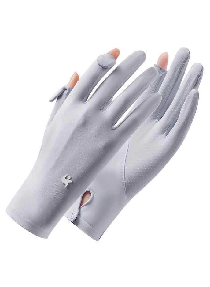 زوج واحد من القفازات الواقية من الشمس الصيفية للحماية من الأشعة فوق البنفسجية للرياضة والقيادة - Image 1