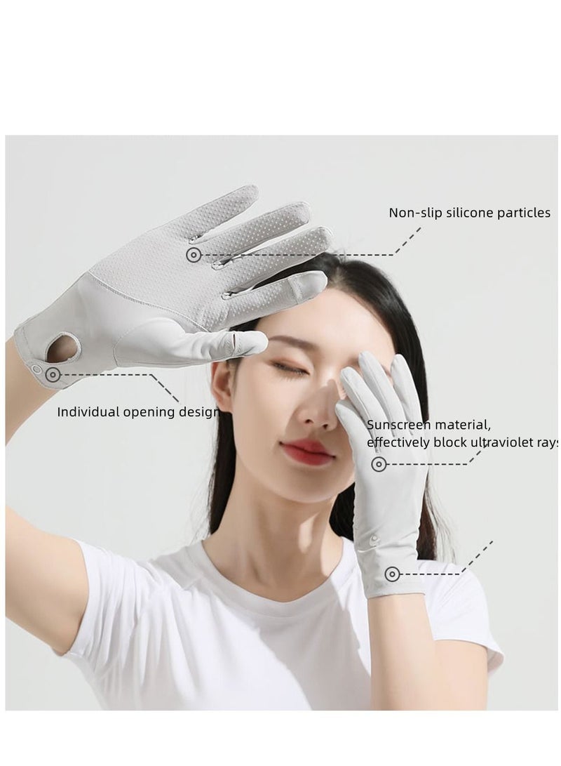 زوج واحد من القفازات الواقية من الشمس الصيفية للحماية من الأشعة فوق البنفسجية للرياضة والقيادة - Image 2