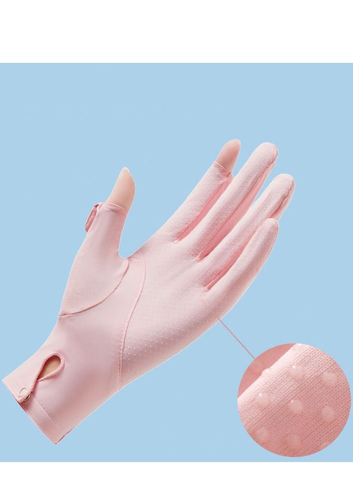 زوج واحد من القفازات الواقية من الشمس الصيفية للحماية من الأشعة فوق البنفسجية للرياضة والقيادة - Image 4