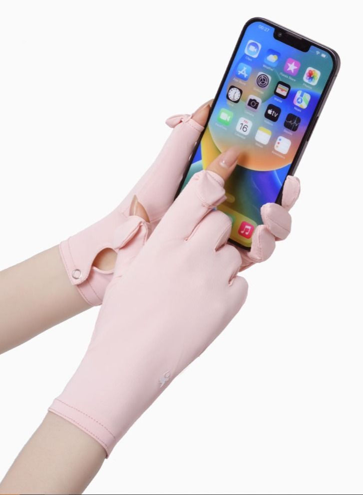 زوج واحد من القفازات الواقية من الشمس الصيفية للحماية من الأشعة فوق البنفسجية للرياضة والقيادة - Image 3