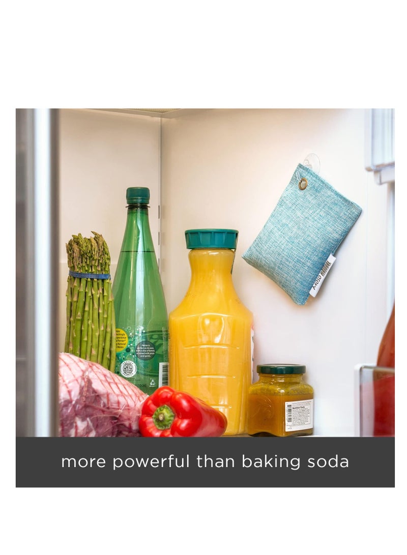 MOSO NATURAL Moso Natural Refrigerator Deodorizer. Long-Lasting Bamboo Charcoal Fridge Odor Absorber and Freezer Odor Eliminator. Air Purifying Bag to Eliminate Refrigerator Odor - Image 4