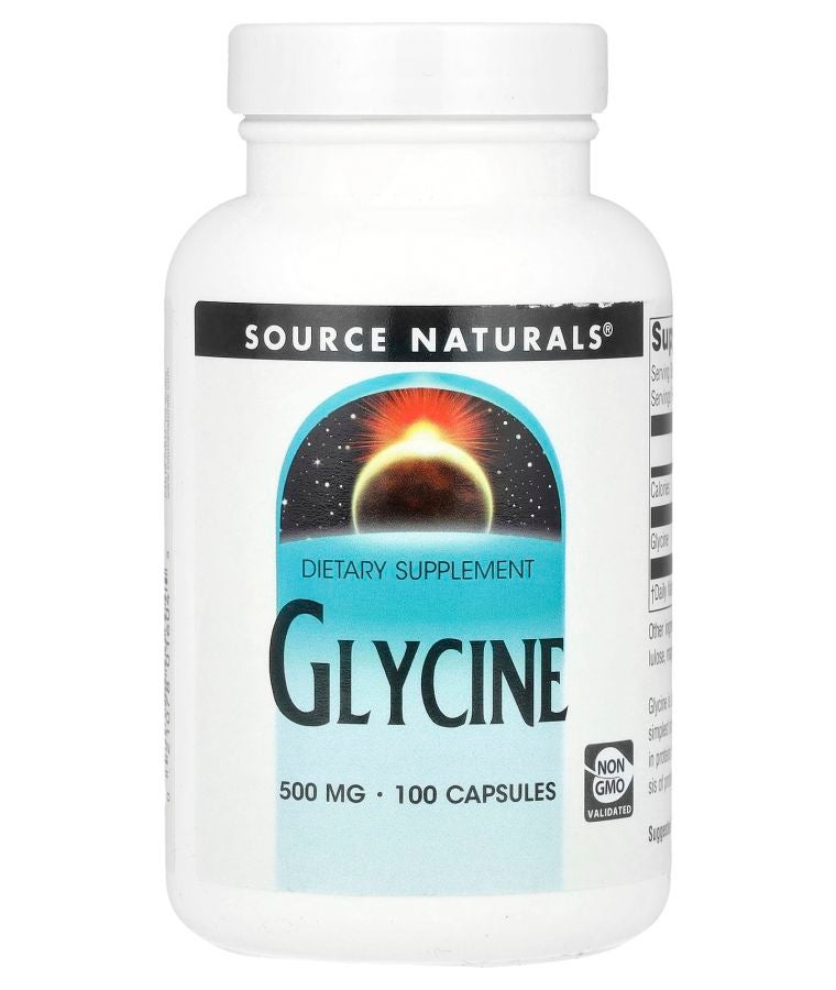 Glycine 500 mg  100 Capsules
