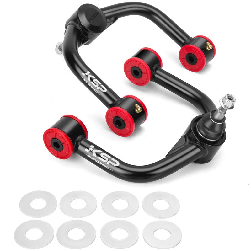 KSP PERFORMANCE KSP 14 Upper Control Arms Kit for Jeep Grand Cherokee WK 20052010 Adjustable Front Lift Control Arm Compatible With Commander XK Aftermarket UCA with Greasable Ball Joint Replace for Factory Arm - Image 3