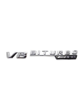 Emblem V8 Biturbo Amg Metal Sticker - Silver - pzsku/Z6368D2B510B57E392D75Z/45/_/1668950039/2996059d-c9d8-4308-9aaa-c7c52fb702ee