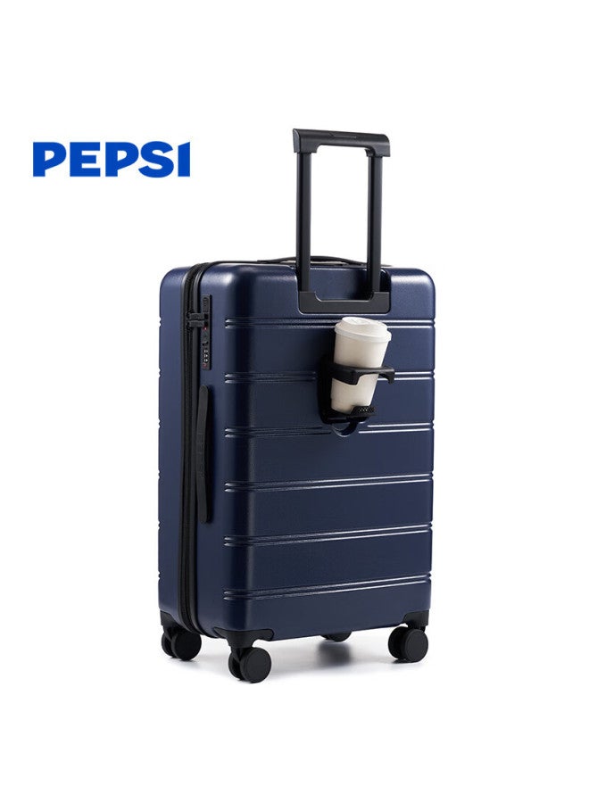 Pepsi 24-inch Expandable Suitcase With Spinner Wheels And Tsa Lock, Large Capacity Travel Luggage For Men And Women - Image 1