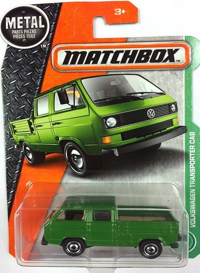 Matchbox 2017 Volkswagen Transporter Cab 95/125, Green (No Tools in Bed of Truck) - Image 2