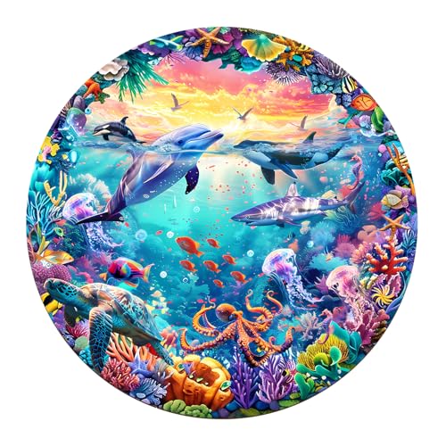 Masseruon 1000 Piece Puzzle for Adults 266 266in Sea World Puzzle for Adults 1000 Pieces Jigsaw Puzzles Adult Puzzles Game Unique Gift for Women Men - Image 1
