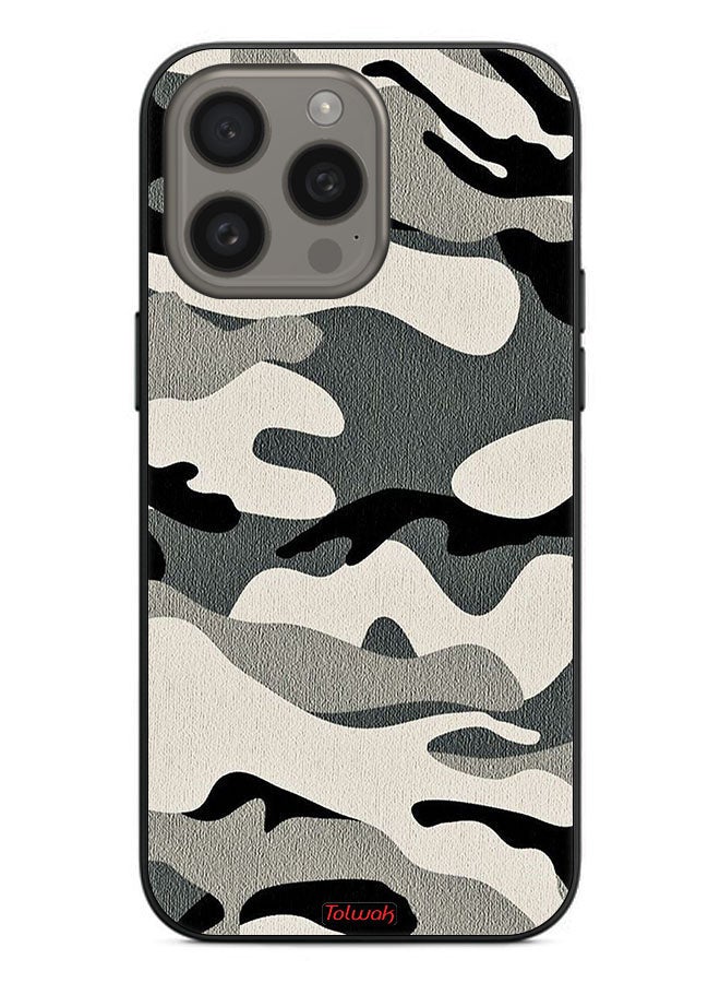 Tolwak Apple iPhone 15 Pro Max Protective Case Cover Camouflage - Image 2