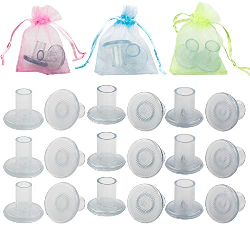 CBTONE 15 Pairs High Heel Protectors for Womens Shoes Clear Heel Stoppers for Grass Heel Repair Caps Covers Perfect for Outdoor Weddings Events SmallMiddleLarge - Image 2