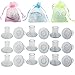 CBTONE 15 Pairs High Heel Protectors for Womens Shoes Clear Heel Stoppers for Grass Heel Repair Caps Covers Perfect for Outdoor Weddings Events SmallMiddleLarge - Image 1